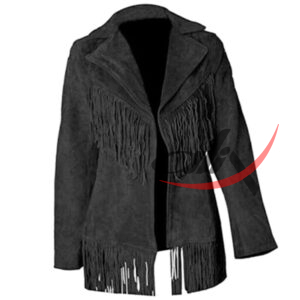 Western Black Suede Jacket