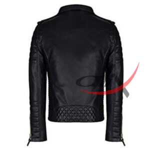 Leather Padded Flop Jacket - Image 2