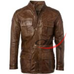 Cafe Racer Leather Coat