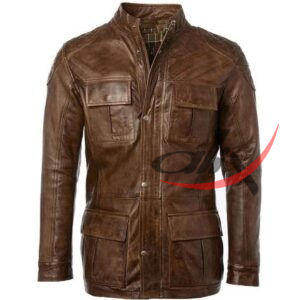 Cafe Racer Leather Coat