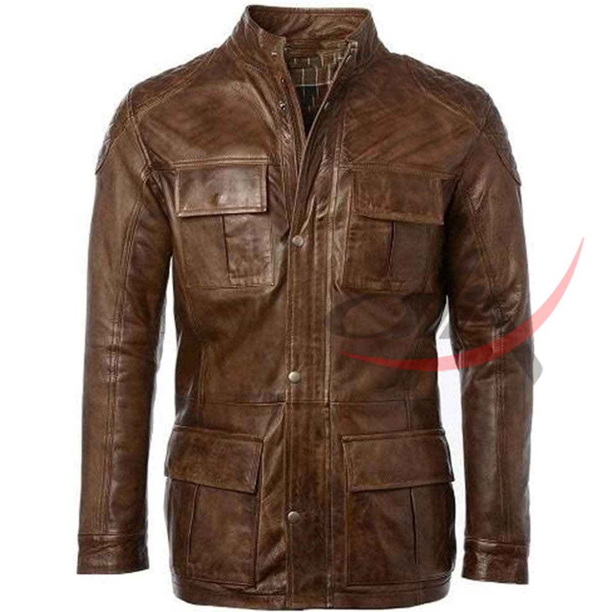 Cafe Racer Leather Coat