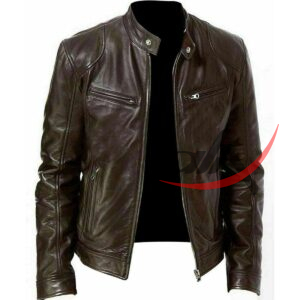 Sword Cafe Racer Biker Leather Jacket