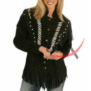 Western Style Suede Jacket