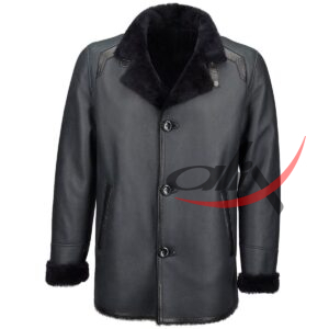 Men's Real Leather Coat