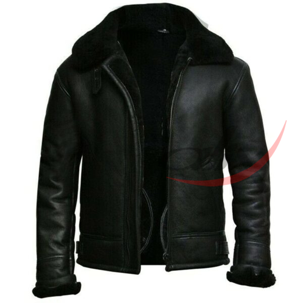 5 (1) Leather Fur Collar B3