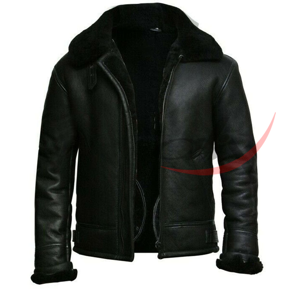 Leather Fur Collar B3