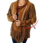 Cowgirl Bone & Fringed Jacket