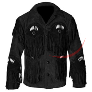 Men's Western Style Suede Jacket