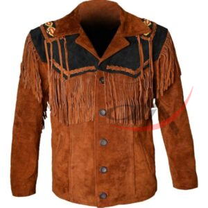 Men's Western Style Fringed Jacket
