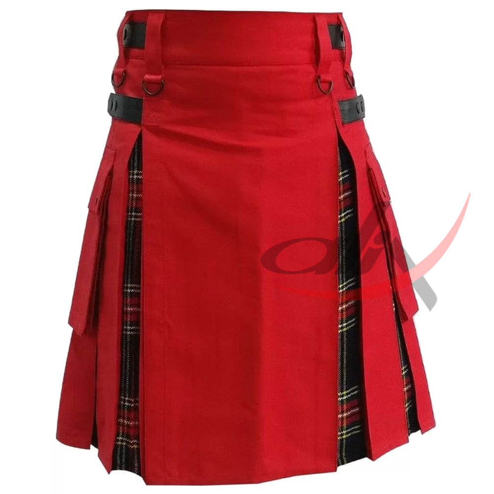 Red Cotton & Black Stewart