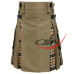 Hybrid Kilt Khaki Cotton