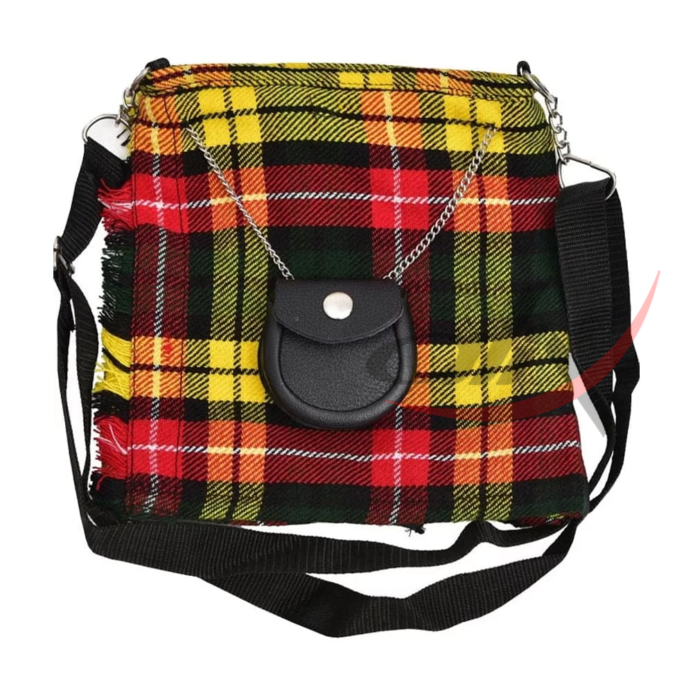 Buchanan Tartan Ladies Kilt Shaped Purse