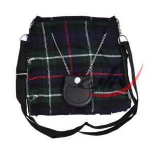 Ladies Purse Mackenzie Tartan Scottish Kilt Shaped - Image 1