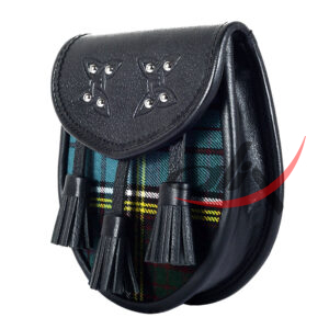 Scottish Sporran Anderson Tartan Black Leather - Image 4