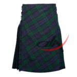 Bias Cut Black Watch Tartan