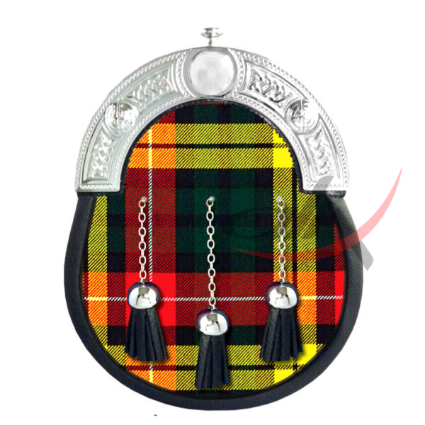 Buchanan Tartan Full Dress Leather Sporrans