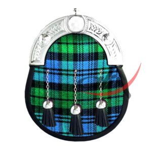 Campbell Ancient Tartan Full Dress Leather Sporrans