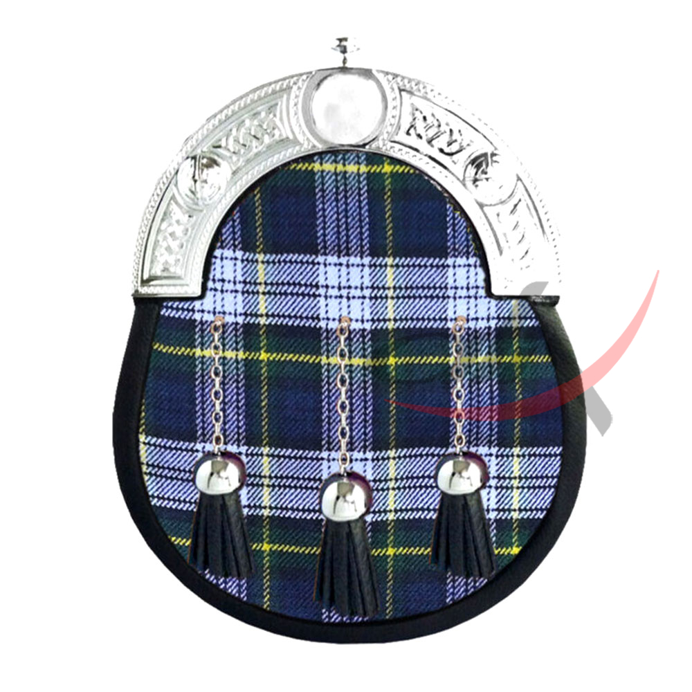 Dress Gordon Tartan Full Dress Leather Sporrans
