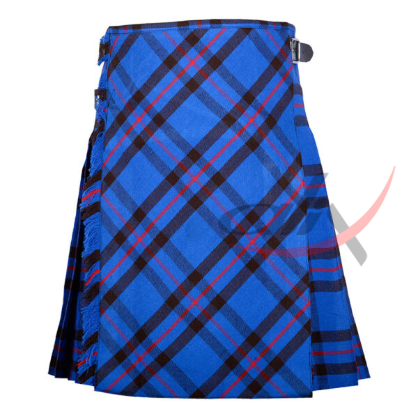 Elliot-Modern-tartan-bespoke-kilt-front Bias Cut Elliot Modern