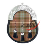 Fraser Weathered Tartan Full Dress Leather Sporrans