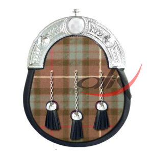 Fraser Weathered Tartan Full Dress Leather Sporrans