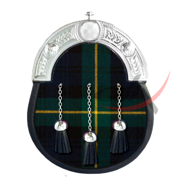 Gordon Tartan Full Dress Leather Sporrans