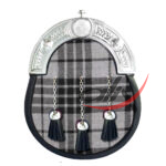 Grey Watch Tartan Outfit Full Dress Leather Sporrans