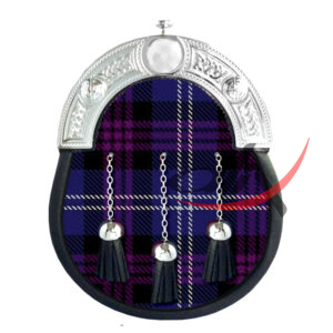 Heritage of Scotland Tartan Full Dress Leather Sporrans