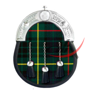 Hunting Stewart Tartan Full Dress Leather Sporrans