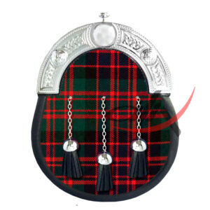 MacDonald Tartan Full Dress Leather Sporrans