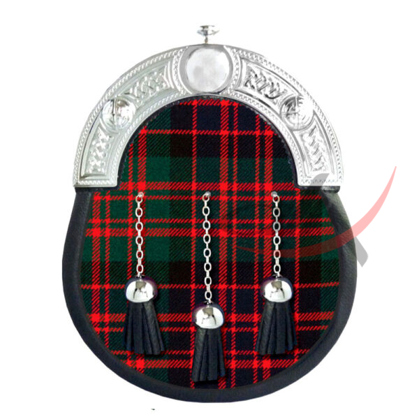 MacDonald Tartan Full Dress Leather Sporrans
