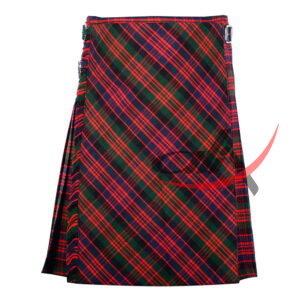 Bias Cut MacDonald Tartan 8Yard Kilt with Apron