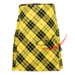 Bias Cut MacLeod of Lewis Tartan 8Yard Kilt with Apron