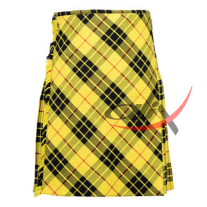 Bias Cut MacLeod of Lewis Tartan 8Yard Kilt with Apron