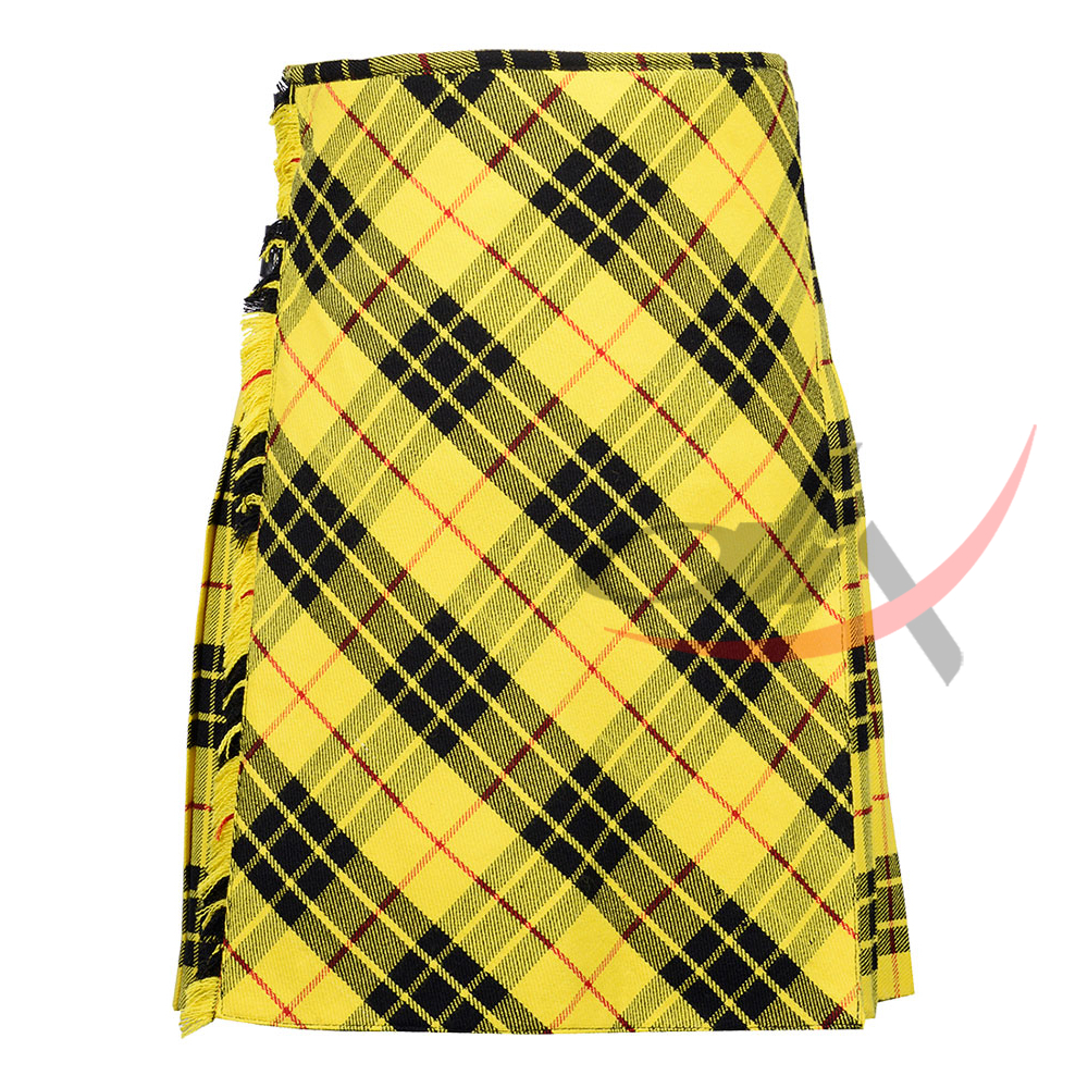 Bias Cut MacLeod of Lewis Tartan 8Yard Kilt with Apron