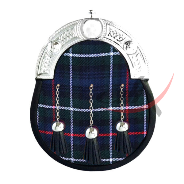 Mackenzie-Tartan-Sporran Mackenzie Tartan Full Dress Leather Sporrans