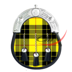 Macleod of Lewis Tartan Full Dress Leather Sporrans