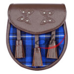 Scottish Sporran Ramsey Blue Tartan