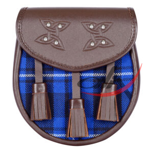 Scottish Sporran Ramsey Blue Tartan