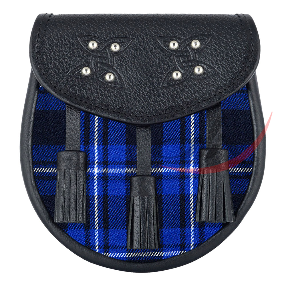 Scottish Sporran Ramsey Blue Tartan