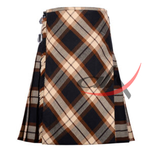 Bias Cut Rose Ancient Tartan 8Yard Kilt with Apron
