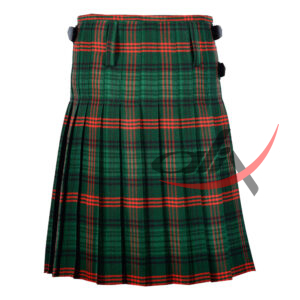 Bias Cut Ross Hunting Tartan 8Yard Kilt with Apron - Image 2