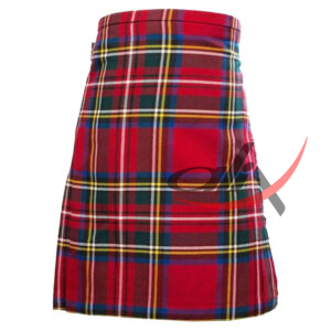 Royal Stewart Modern Tartan 8 Yard Kilt for Men