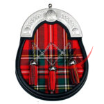 Royal Stewart Tartan Full Dress Leather Sporrans