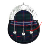 Scottish National Tartan Full Dress Leather Sporrans