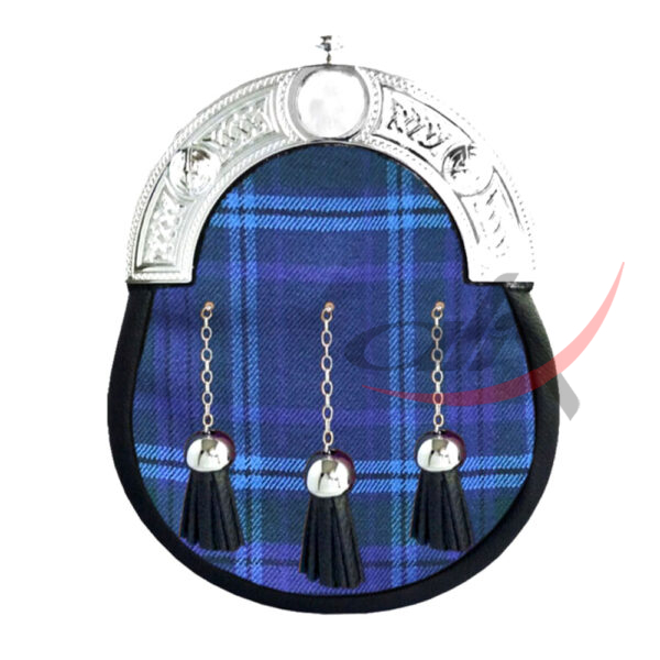 Spirit of Scotland Tartan Full Dress Leather Sporrans