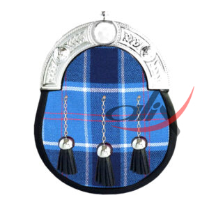 US Navy Tartan Full Dress Leather Sporrans