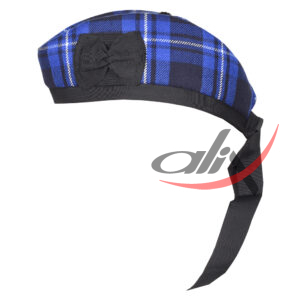 Glengarry Hat Ramsey Blue Tartan Scottish - Image 2