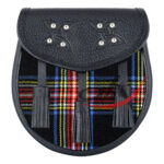 Scottish Sporran Black Stewart