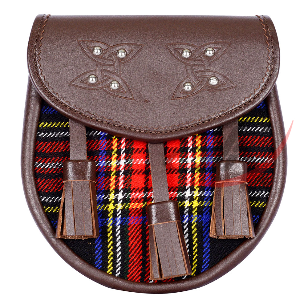 Scottish Sporran Black Stewart